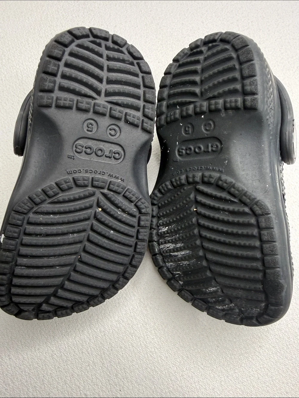 CROCS Kids Black Classic Clog Sandals